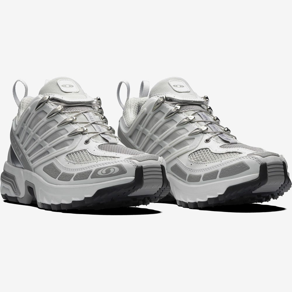 Salomon ACS PRO ADVANCED Férfi Sportcipő Fehér/Világos Sárga | OAU985206