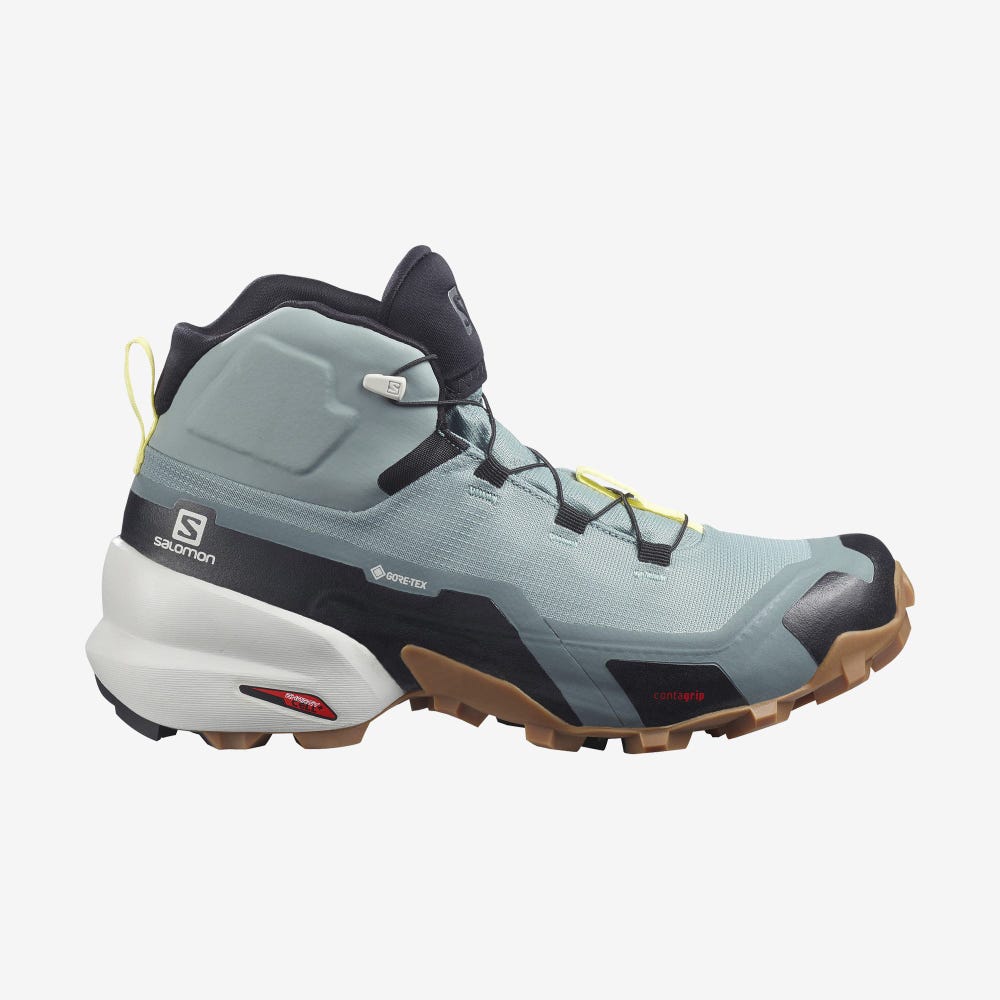 Salomon CROSS HIKE MID GORE-TEX Női Túrabakancs Kék/Fekete | HML891435