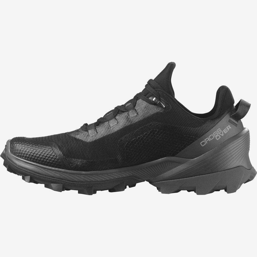 Salomon CROSS OVER GORE-TEX Női Túracipő Fekete | EPU419320