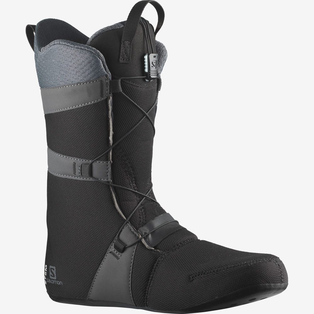 Salomon DIALOGUE DUAL BOA WIDE JP Férfi Snowboard Bakancs Fekete | UNT487659
