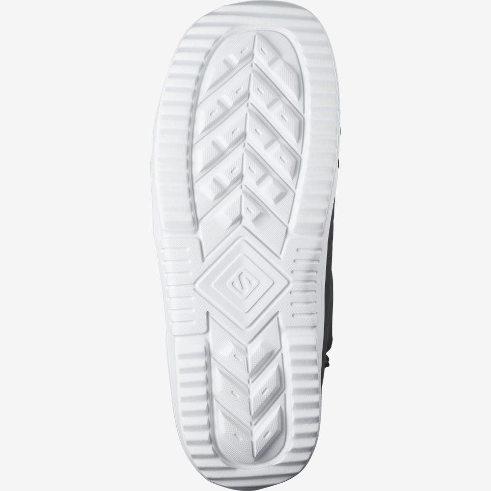 Salomon FACTION Férfi Snowboard Bakancs Fekete/Fehér/Fekete | LET942658
