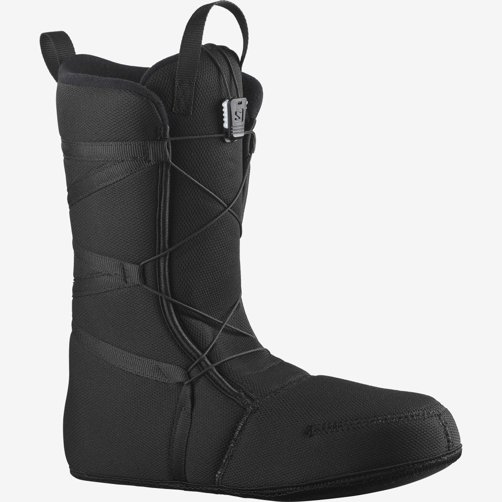 Salomon FACTION Férfi Snowboard Bakancs Fekete/Fehér/Fekete | LET942658