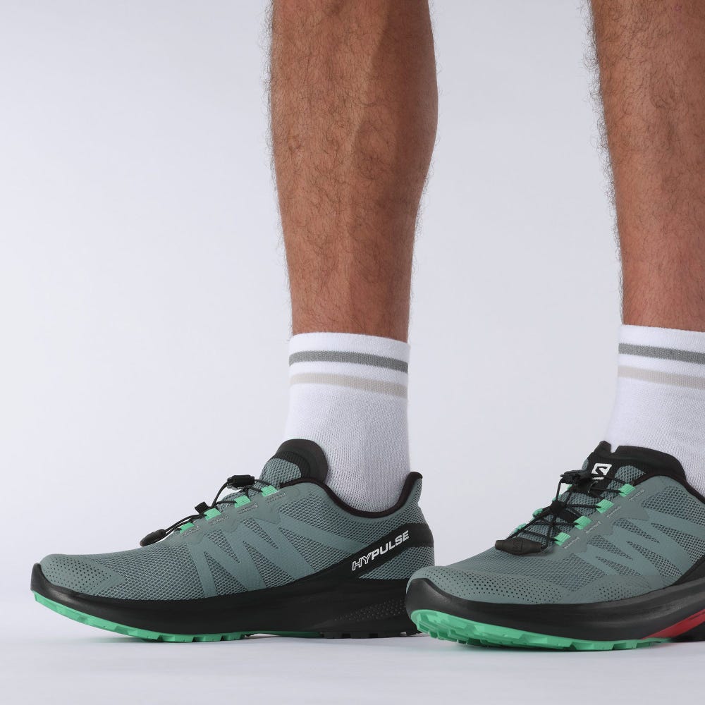 Salomon HYPULSE Férfi Terepfutó Cipő Kék/Fekete/Menta | IGV083914