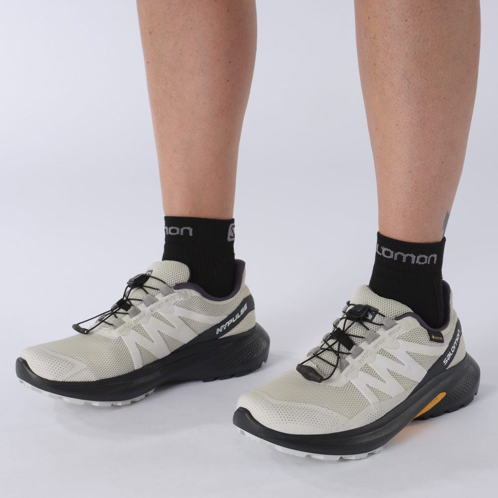 Salomon HYPULSE GORE-TEX Női Terepfutó Cipő Bézs/Fehér | WQJ140987