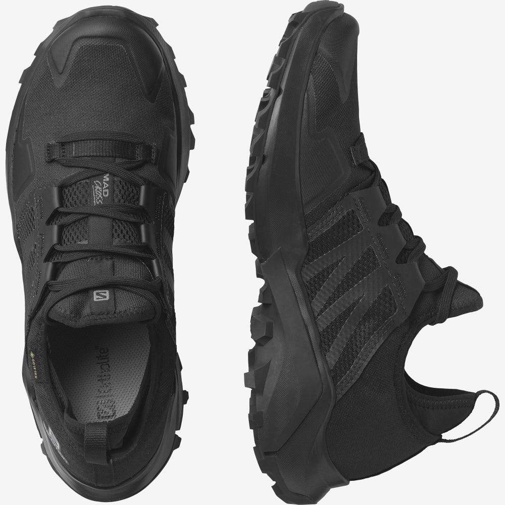 Salomon MADCROSS GORE-TEX Férfi Terepfutó Cipő Kék | FZI381570