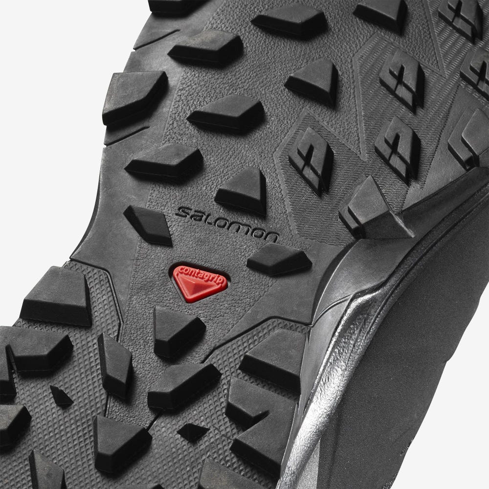Salomon OUTBLAST THINSULATE™ CLIMASALOMON™ WATERPROOF Női Túrabakancs Fekete | EDL648923