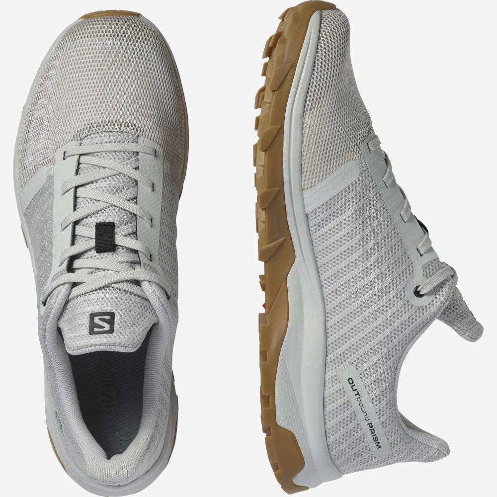 Salomon OUTBOUND PRISM Férfi Túracipő Fehér | IHS378560