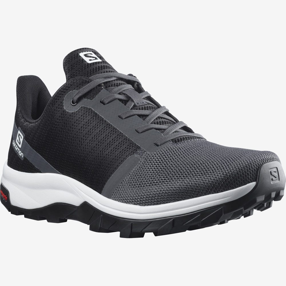 Salomon OUTBOUND PRISM Férfi Túracipő Szürke/Fehér/Fekete | KIJ638915