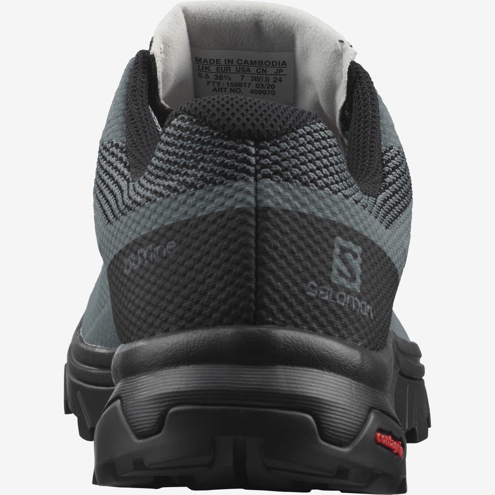 Salomon OUTLINE GORE-TEX Női Túracipő Szürke/Fekete | UBZ142685