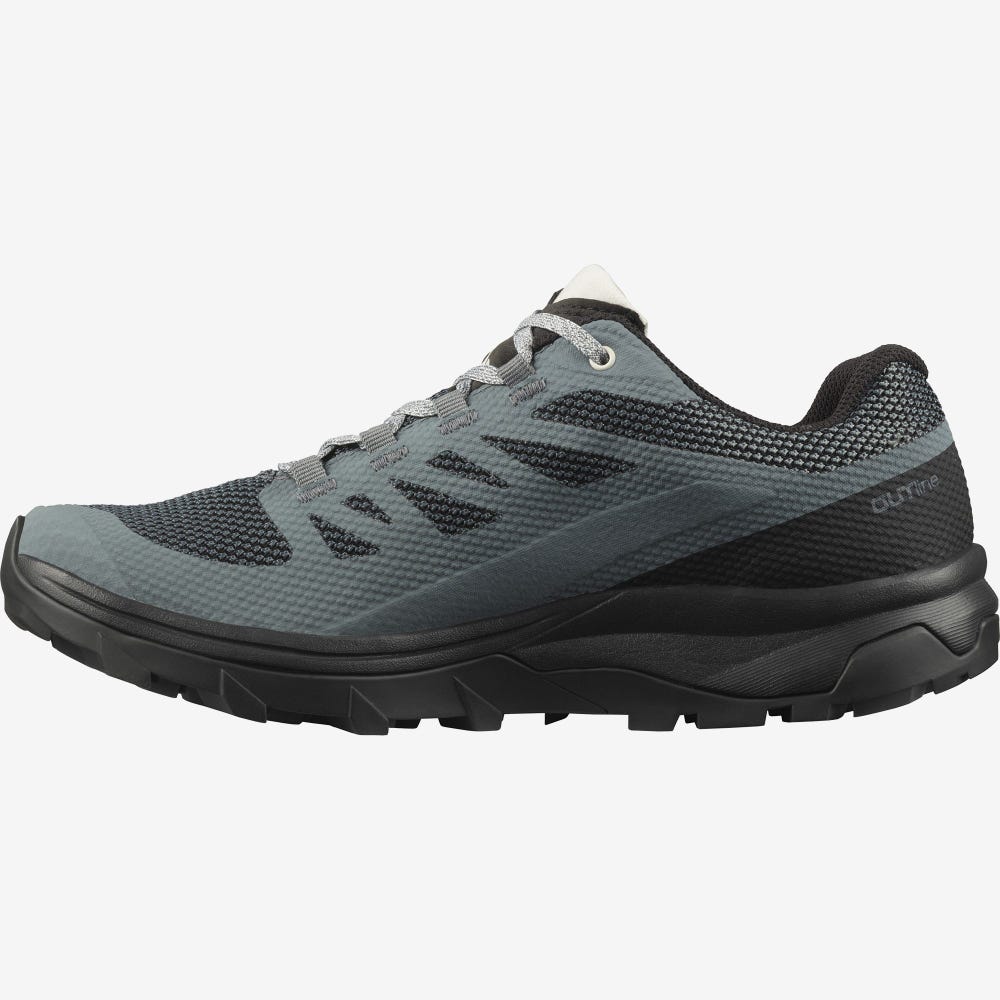 Salomon OUTLINE GORE-TEX Női Túracipő Szürke/Fekete | UBZ142685