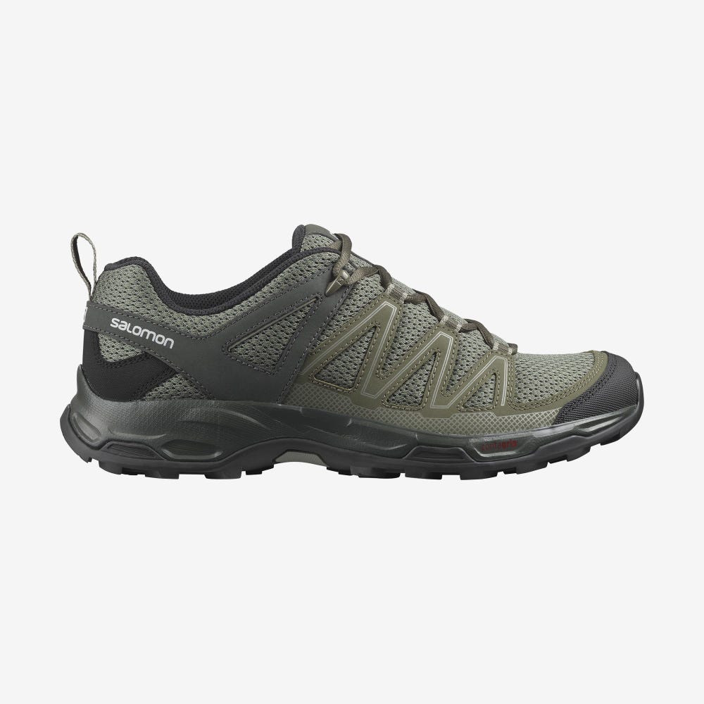 Salomon PATHFINDER Férfi Túracipő Olivazöld | KJU851209
