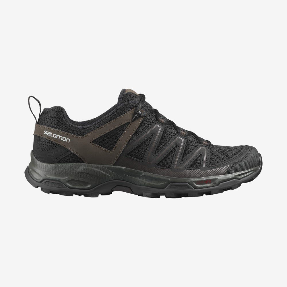 Salomon PATHFINDER Férfi Túracipő Sötétkék/Fekete/Olivazöld | TVB875014
