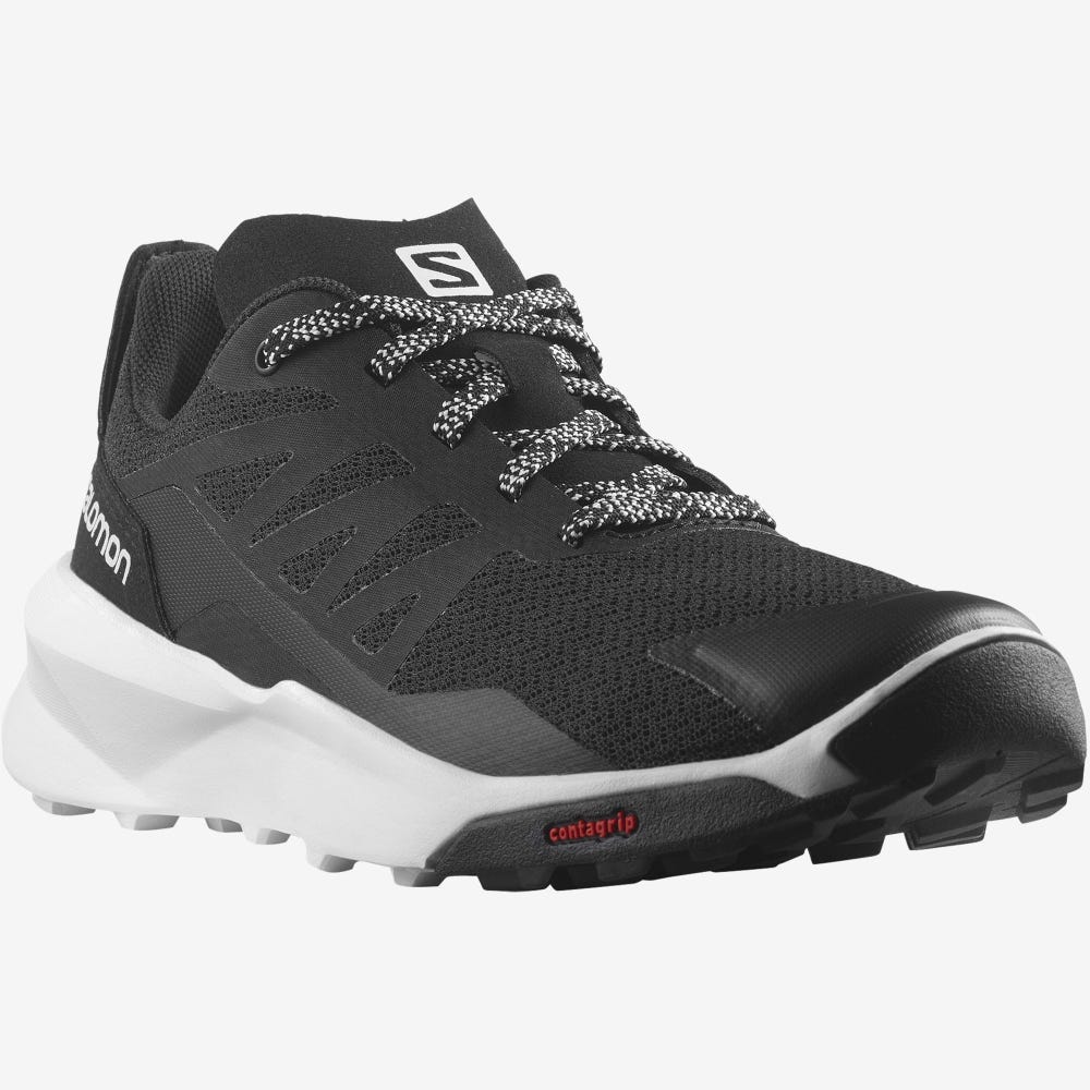 Salomon PATROL Gyerek Terepfutó Cipő Fekete/Fehér | HSK597203