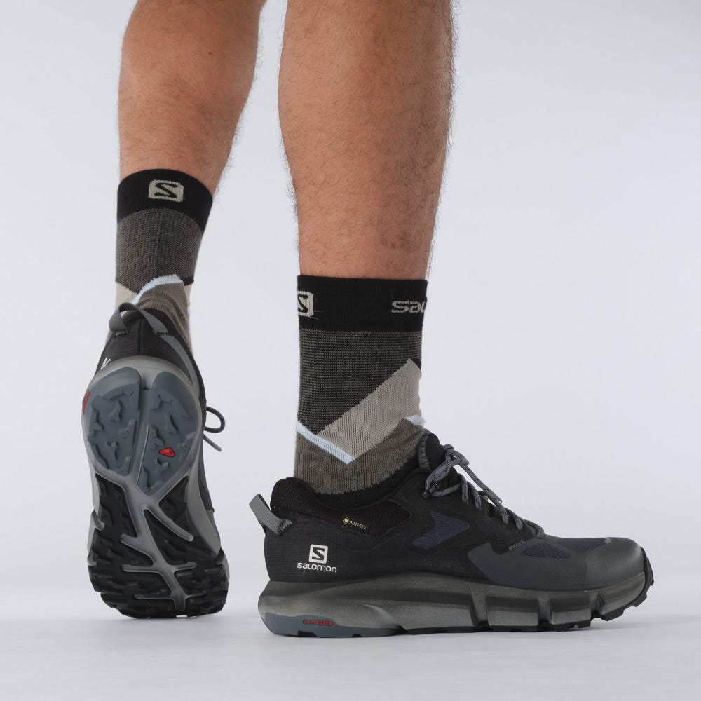 Salomon PREDICT HIKE GORE-TEX Férfi Túracipő Szürke/Fekete | LCA532846
