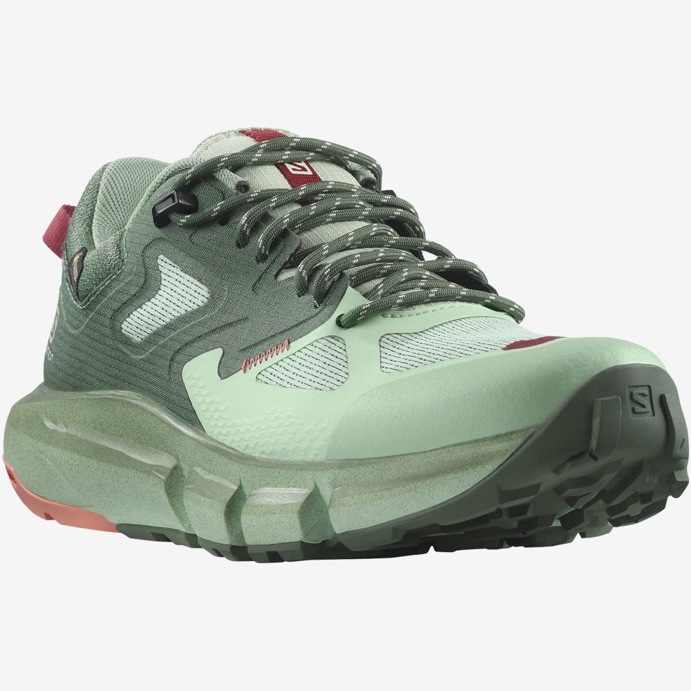 Salomon PREDICT HIKE GORE-TEX Női Túracipő Zöld | ADV028475