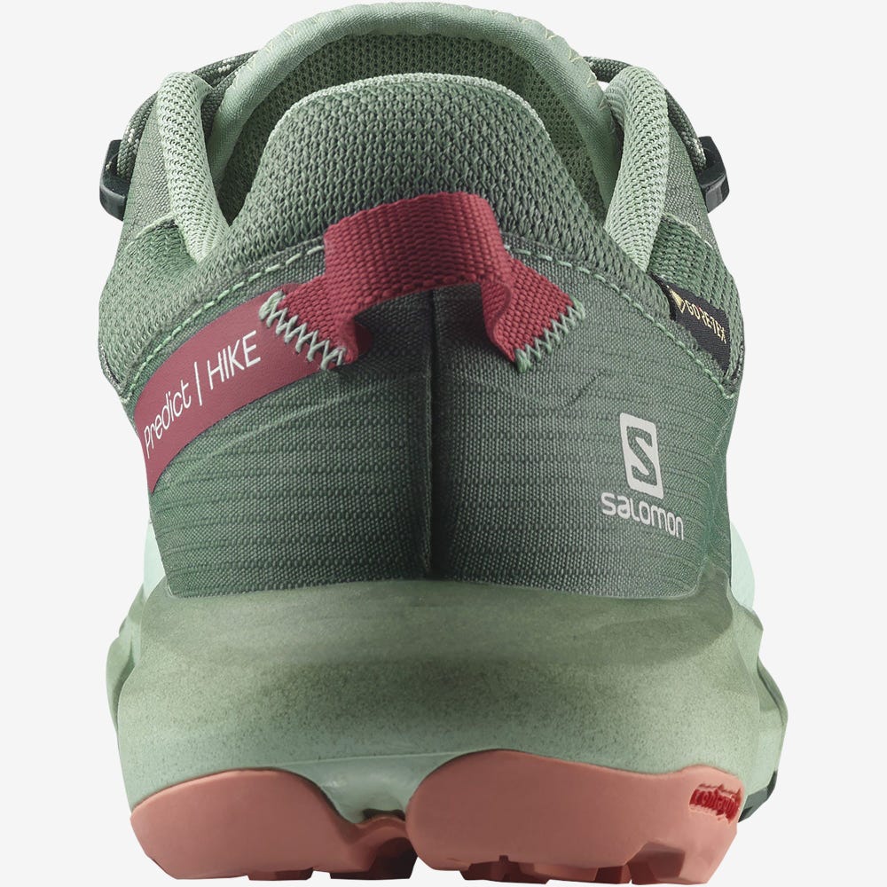Salomon PREDICT HIKE GORE-TEX Női Túracipő Zöld | ADV028475