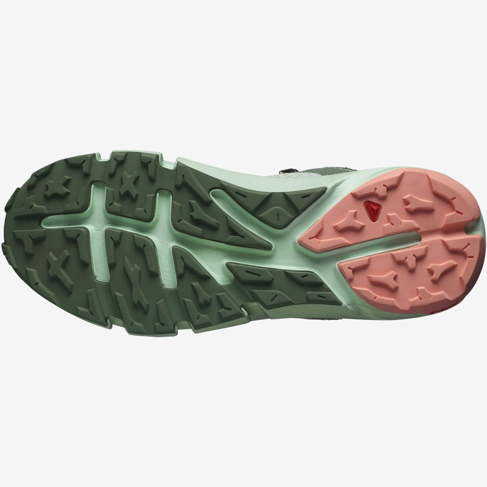 Salomon PREDICT HIKE GORE-TEX Női Túracipő Zöld | ADV028475
