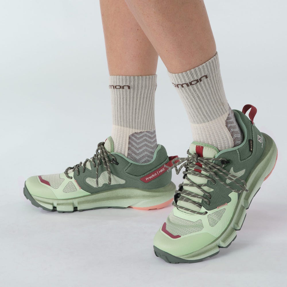 Salomon PREDICT HIKE GORE-TEX Női Túracipő Zöld | ADV028475