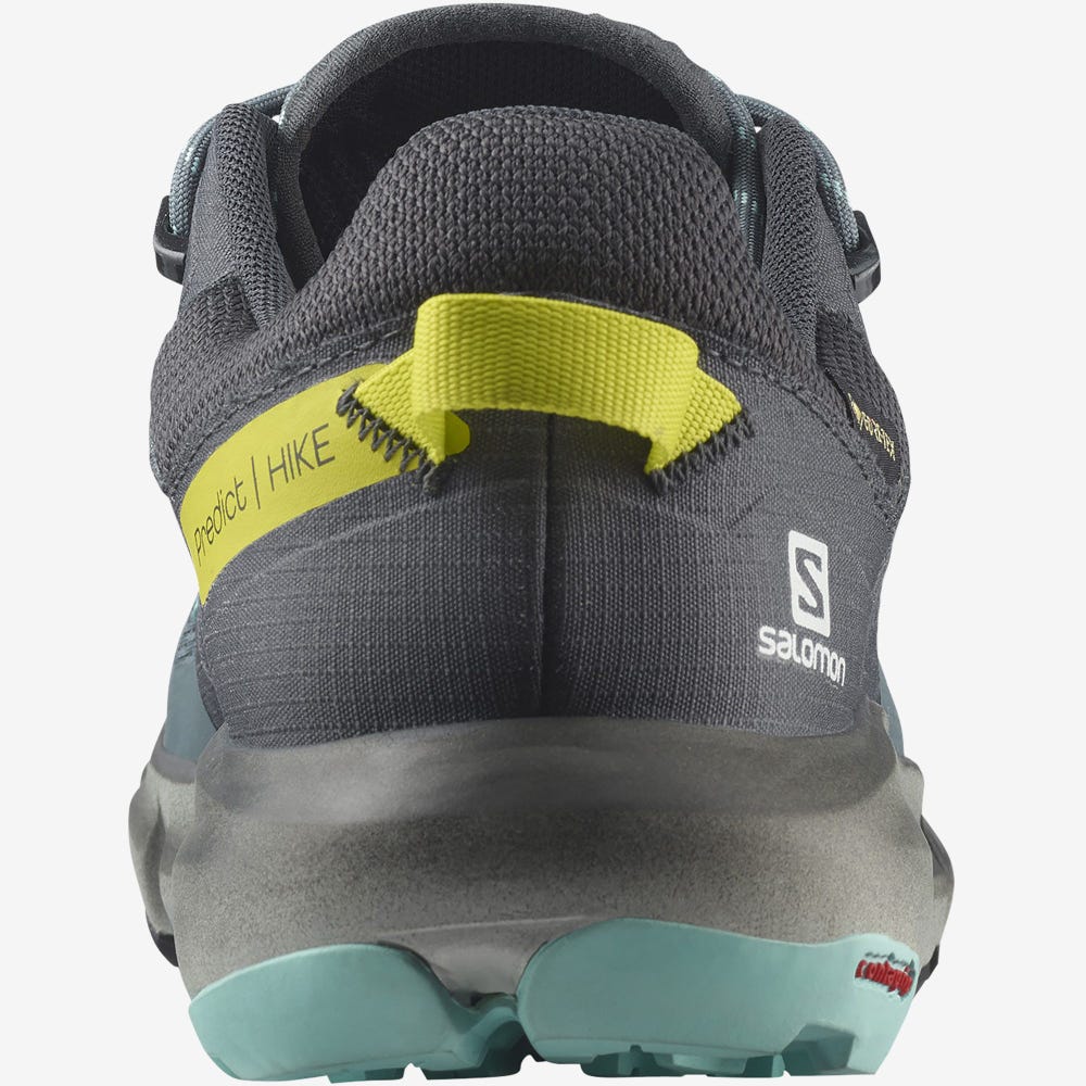 Salomon PREDICT HIKE GORE-TEX Női Túracipő Szürke/Türkiz | KHP196034