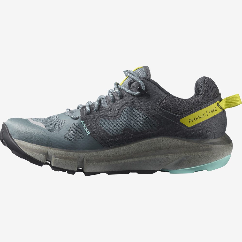 Salomon PREDICT HIKE GORE-TEX Női Túracipő Szürke/Türkiz | KHP196034