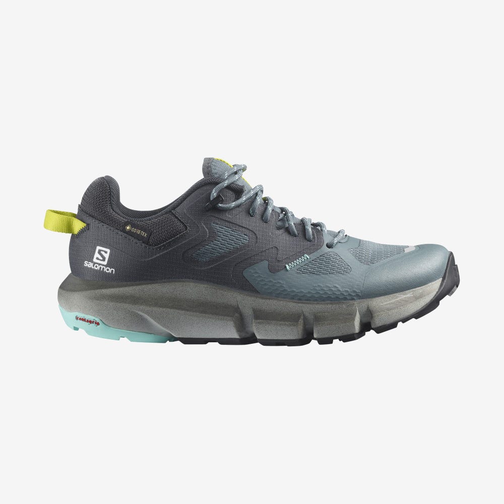 Salomon PREDICT HIKE GORE-TEX Női Túracipő Szürke/Türkiz | KHP196034