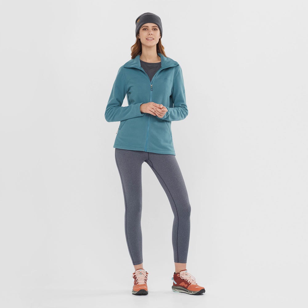 Salomon PREDICT HIKE MID GORE-TEX Női Túrabakancs Narancssárga/Barna/Kék | DYK719436