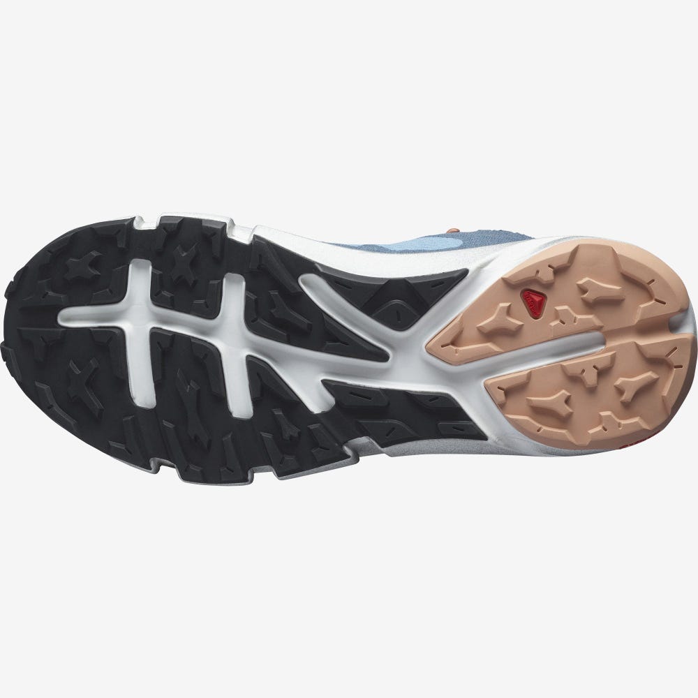 Salomon PREDICT HIKE MID GORE-TEX Női Túrabakancs Kék/Bézs | JLQ951480