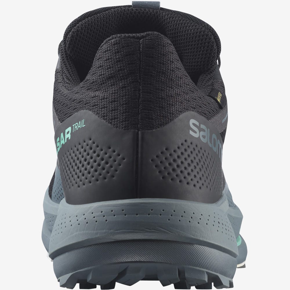 Salomon PULSAR TRAIL GORE-TEX Férfi Terepfutó Cipő Fekete/Menta | QEJ956123