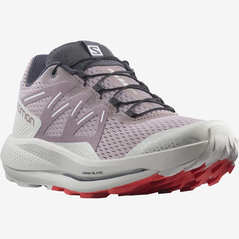 Salomon PULSAR TRAIL Női Terepfutó Cipő Piros | EGH735208