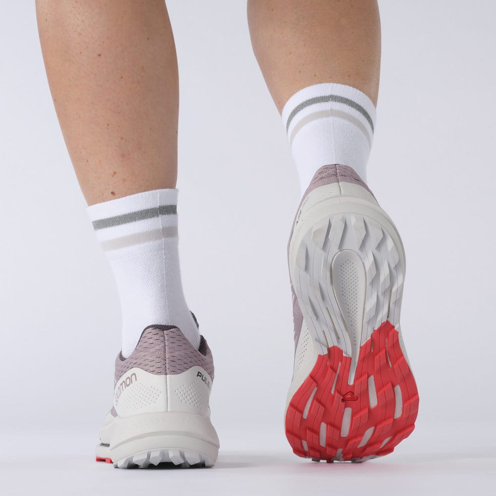 Salomon PULSAR TRAIL Női Terepfutó Cipő Piros | EGH735208
