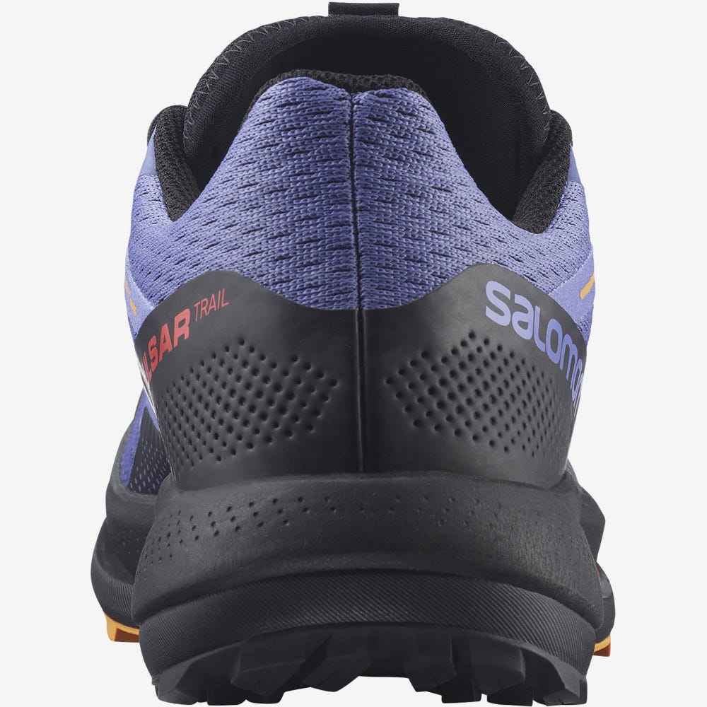 Salomon PULSAR TRAIL Női Terepfutó Cipő Fekete/Narancssárga | EOB493862