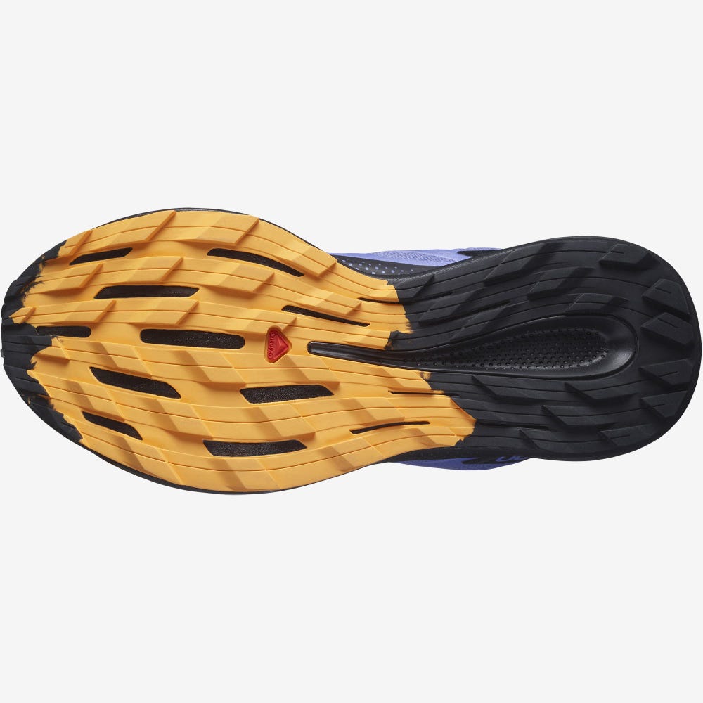Salomon PULSAR TRAIL Női Terepfutó Cipő Fekete/Narancssárga | EOB493862