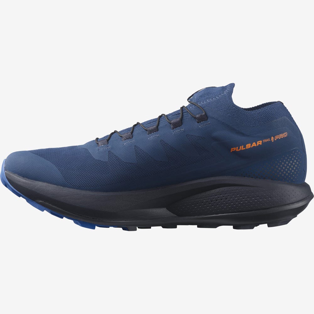 Salomon PULSAR TRAIL PRO Férfi Terepfutó Cipő Kék | RPQ203954