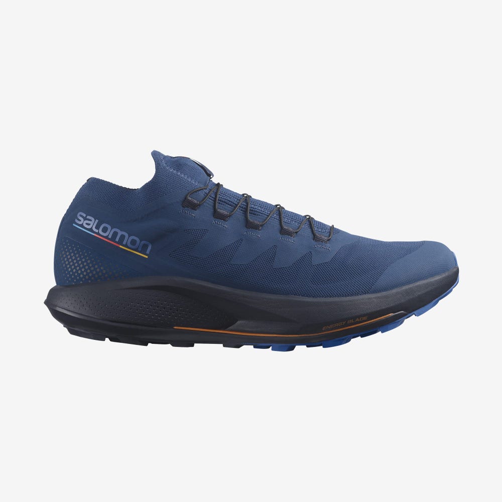 Salomon PULSAR TRAIL PRO Férfi Terepfutó Cipő Kék | RPQ203954