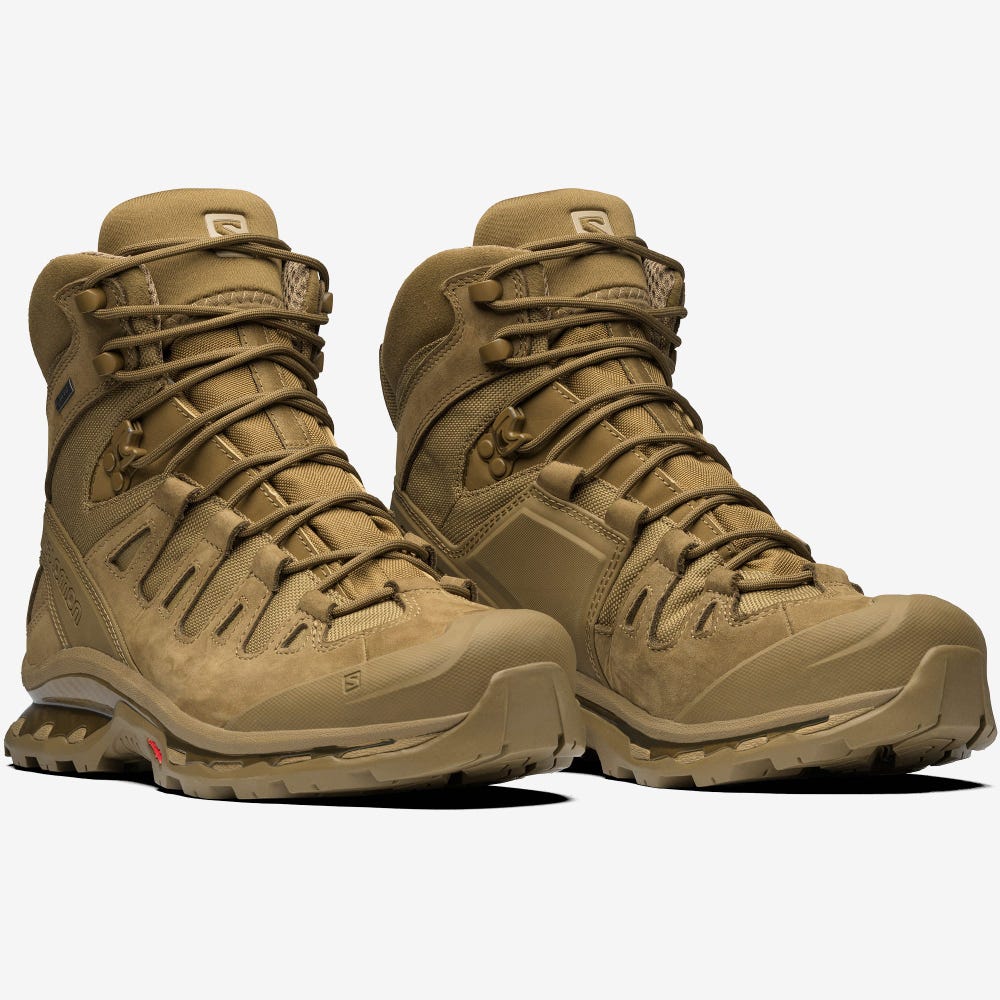 Salomon QUEST 4D GORE-TEX ADVANCED Férfi Sportcipő Barna | IDA451739