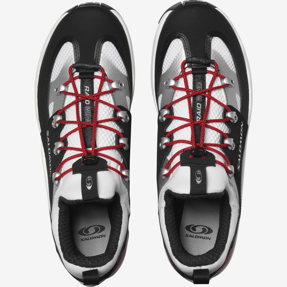 Salomon RAID WIND Férfi Sportcipő Fehér/Fekete | KMP612907