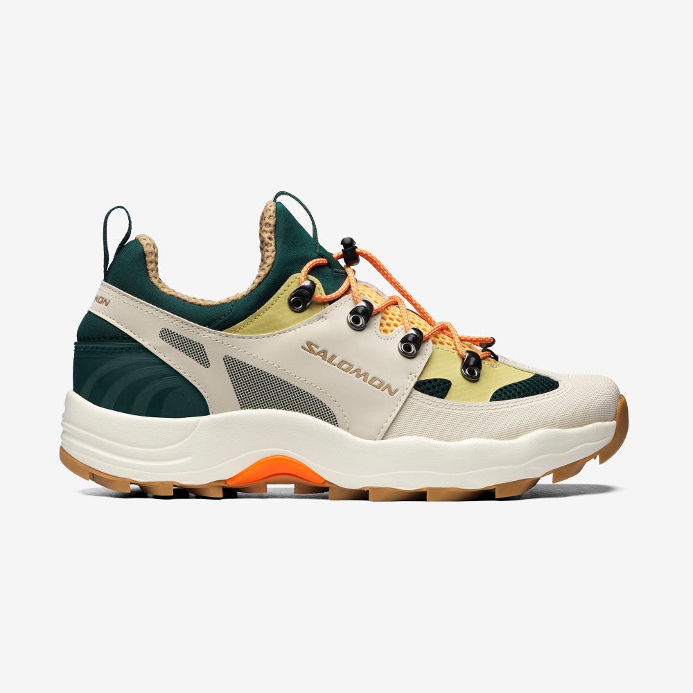 Salomon RAID WIND Női Sportcipő MélyZöld/Narancssárga | VQO413760
