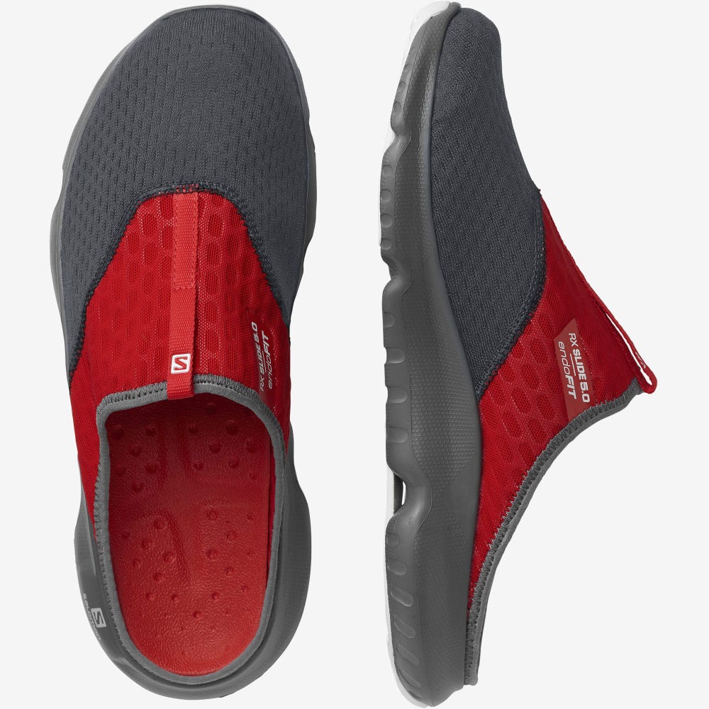 Salomon REELAX SLIDE 5.0 Férfi Terepfutó Cipő Szürke/Fehér | KJY680152