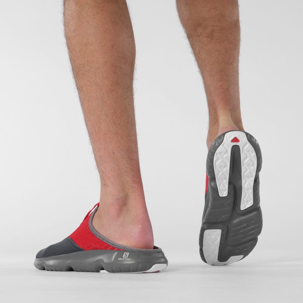 Salomon REELAX SLIDE 5.0 Férfi Terepfutó Cipő Szürke/Fehér | KJY680152