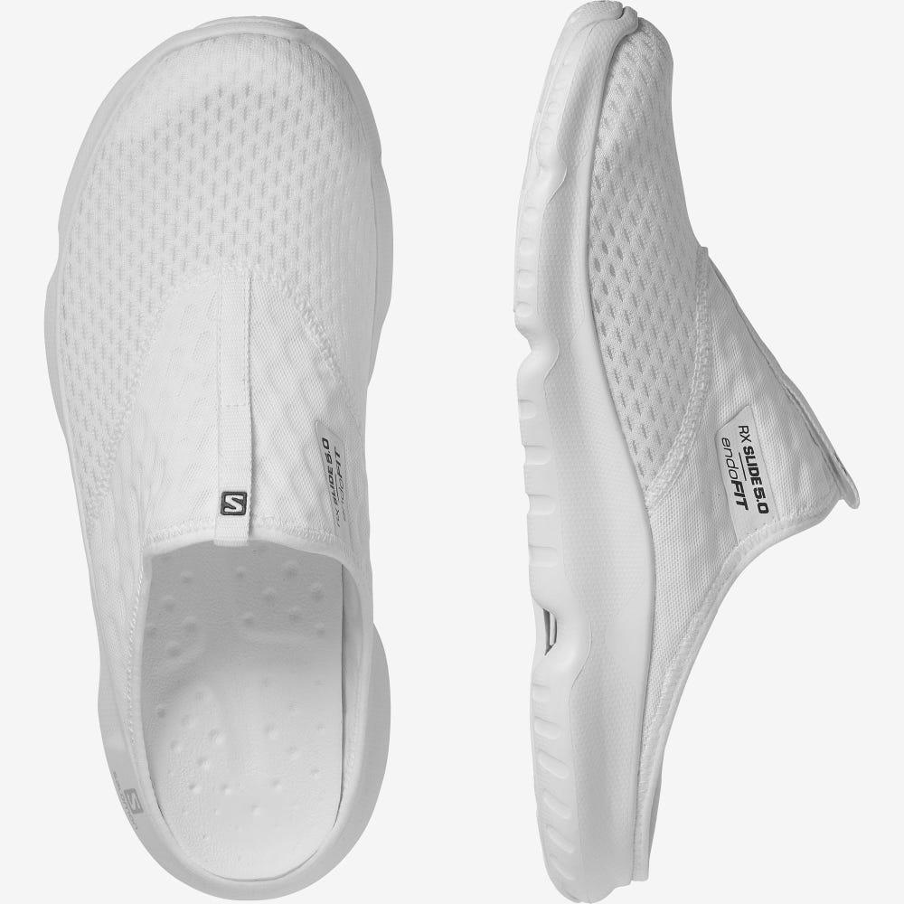 Salomon REELAX SLIDE 5.0 Férfi Terepfutó Cipő Fehér | UVJ471208