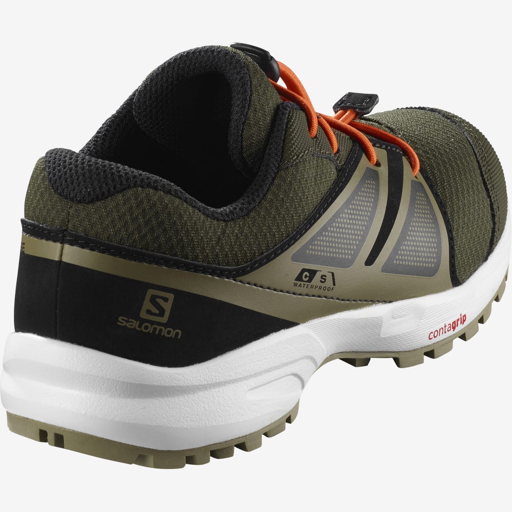 Salomon SENSE CLIMASALOMON™ WATERPROOF Gyerek Futócipő Fekete | FSR549016