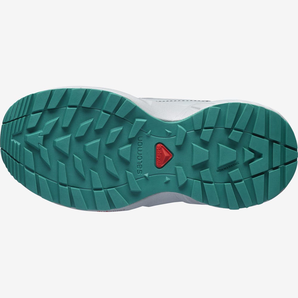 Salomon SENSE CLIMASALOMON™ WATERPROOF Gyerek Futócipő Fekete/Kék | HEO639174