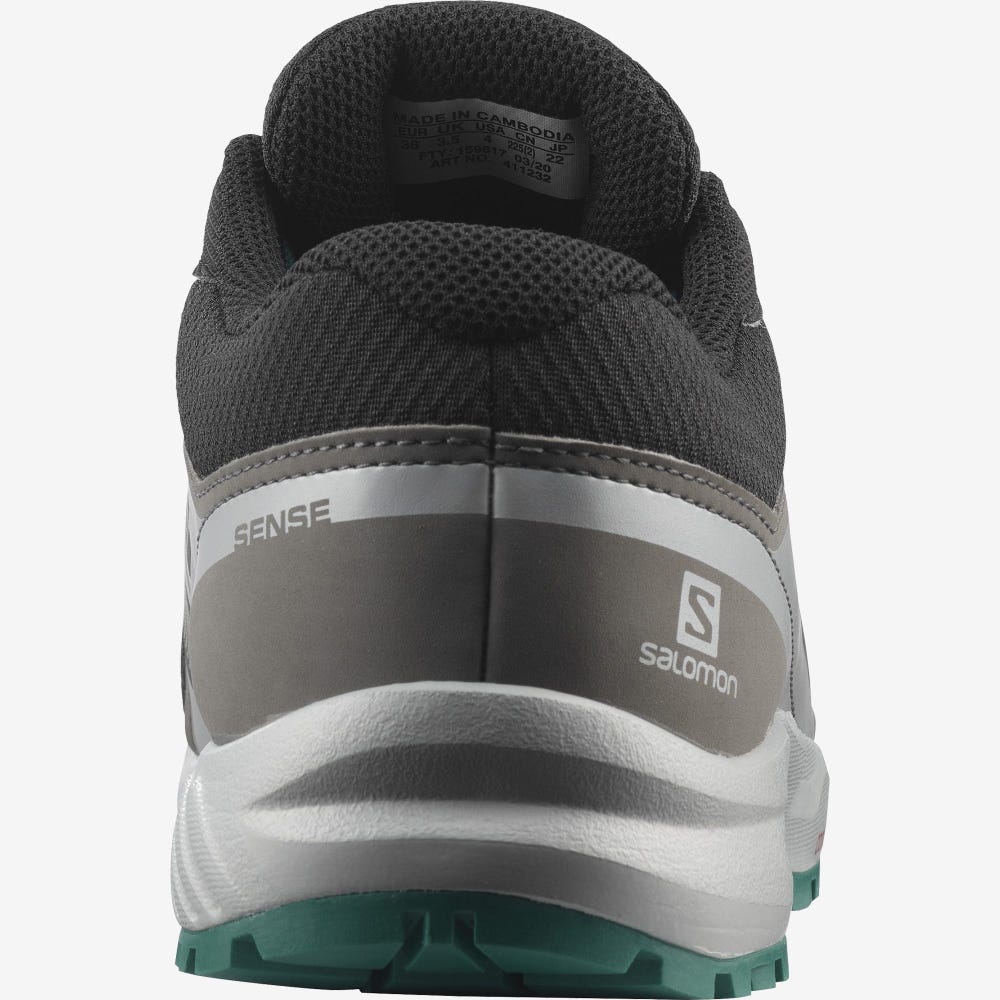 Salomon SENSE CLIMASALOMON™ WATERPROOF Gyerek Futócipő Fekete/Kék | LDI416978