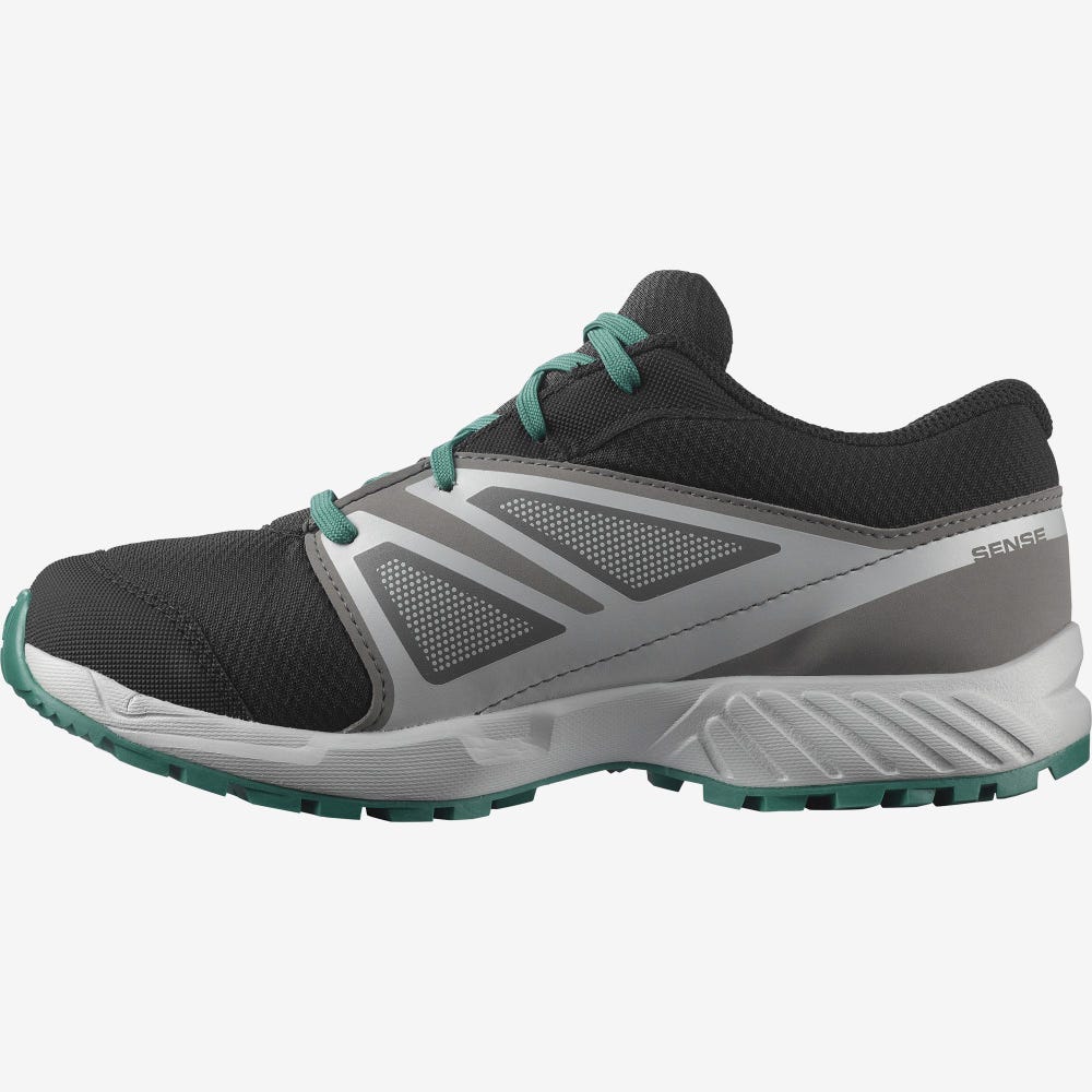 Salomon SENSE CLIMASALOMON™ WATERPROOF Gyerek Futócipő Fekete/Kék | LDI416978