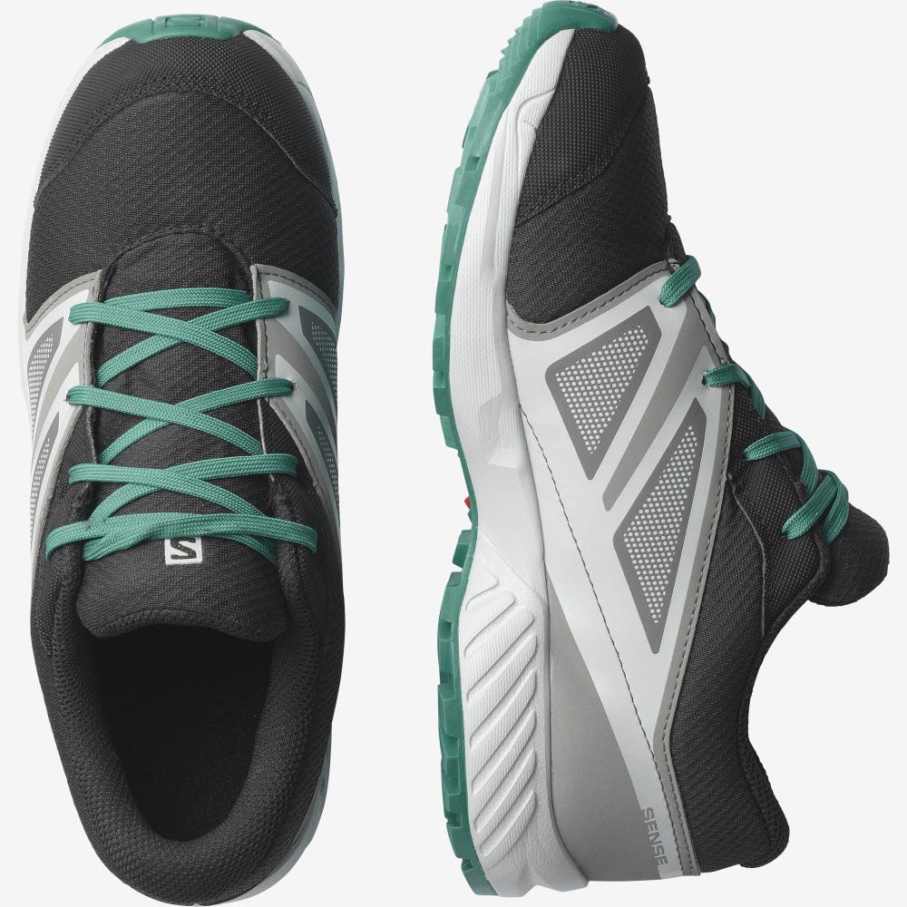 Salomon SENSE CLIMASALOMON™ WATERPROOF Gyerek Futócipő Fekete/Kék | LDI416978