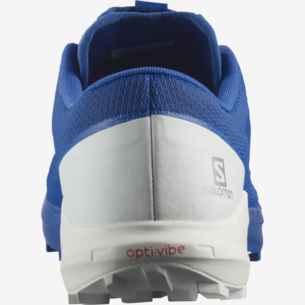Salomon SENSE PRO 4 Férfi Terepfutó Cipő Fehér/Sárgabarack | AGD872960