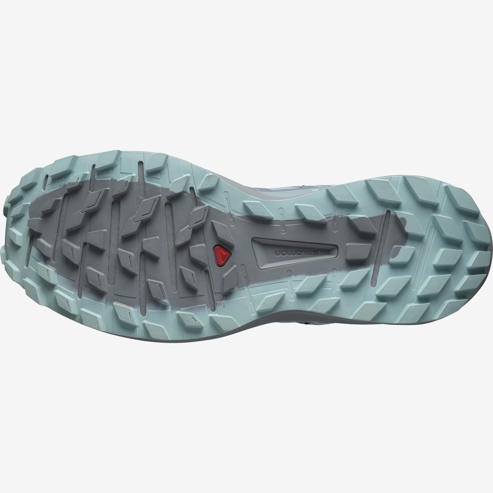 Salomon SENSE RIDE 4 GORE-TEX INVISIBLE FIT Női Terepfutó Cipő Zöld/Türkiz | BPC479508