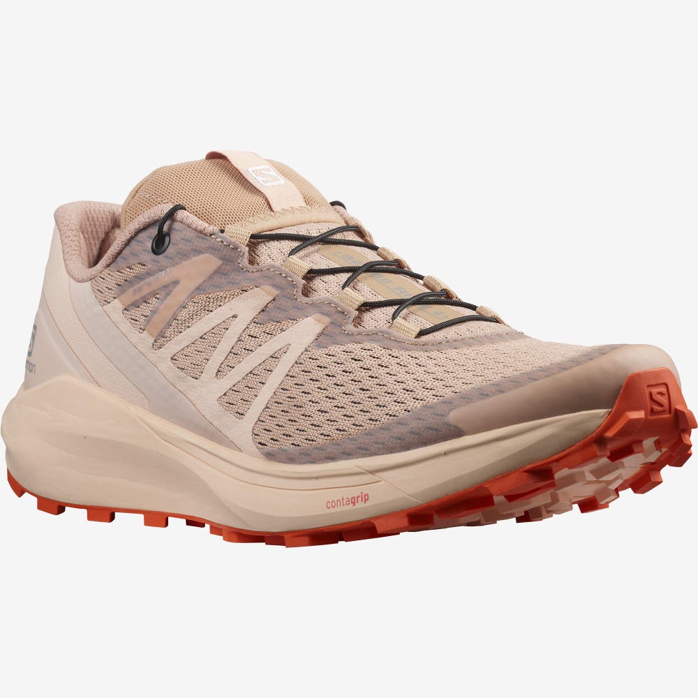 Salomon SENSE RIDE 4 Női Terepfutó Cipő Piros Narancssárga | EXI237064