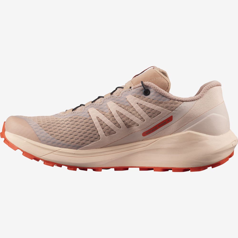 Salomon SENSE RIDE 4 Női Terepfutó Cipő Piros Narancssárga | EXI237064