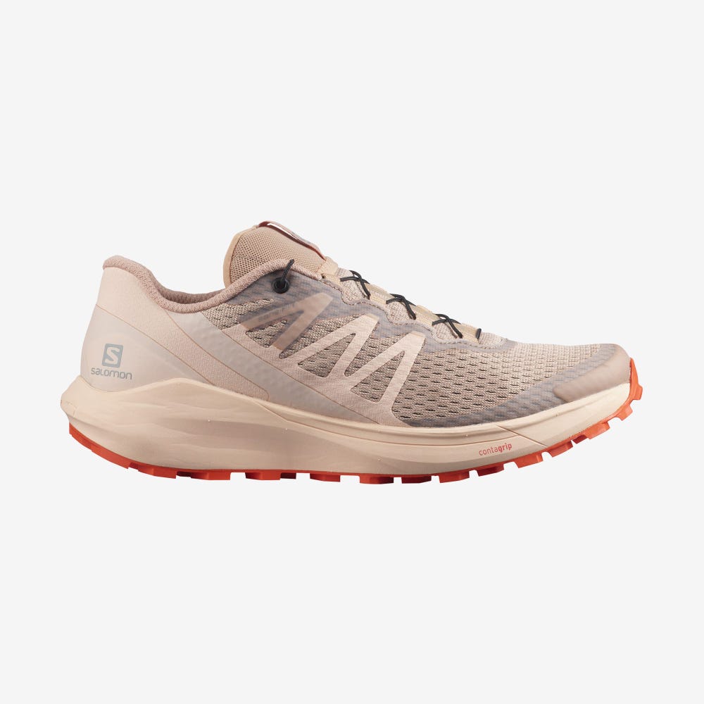Salomon SENSE RIDE 4 Női Terepfutó Cipő Piros Narancssárga | EXI237064